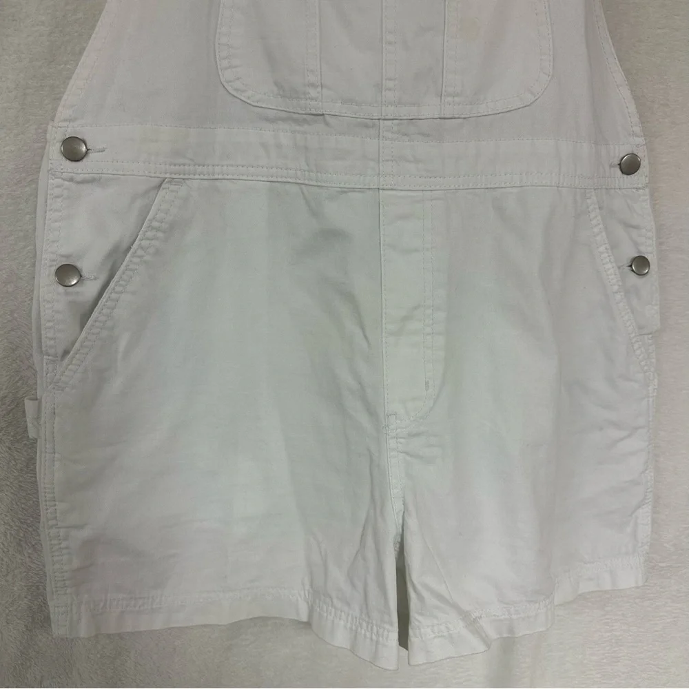 No Boundaries White Shortalls size XL Women - Picture 2 of 13